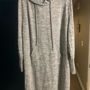 Heather gray hoodie